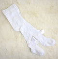 Grazia White Bow Tights