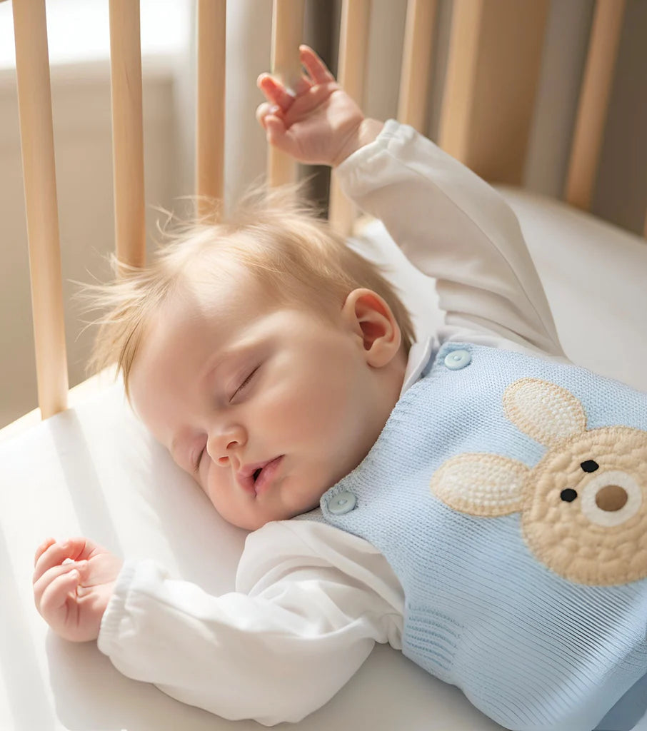 Blue Bunny Romper Outfit