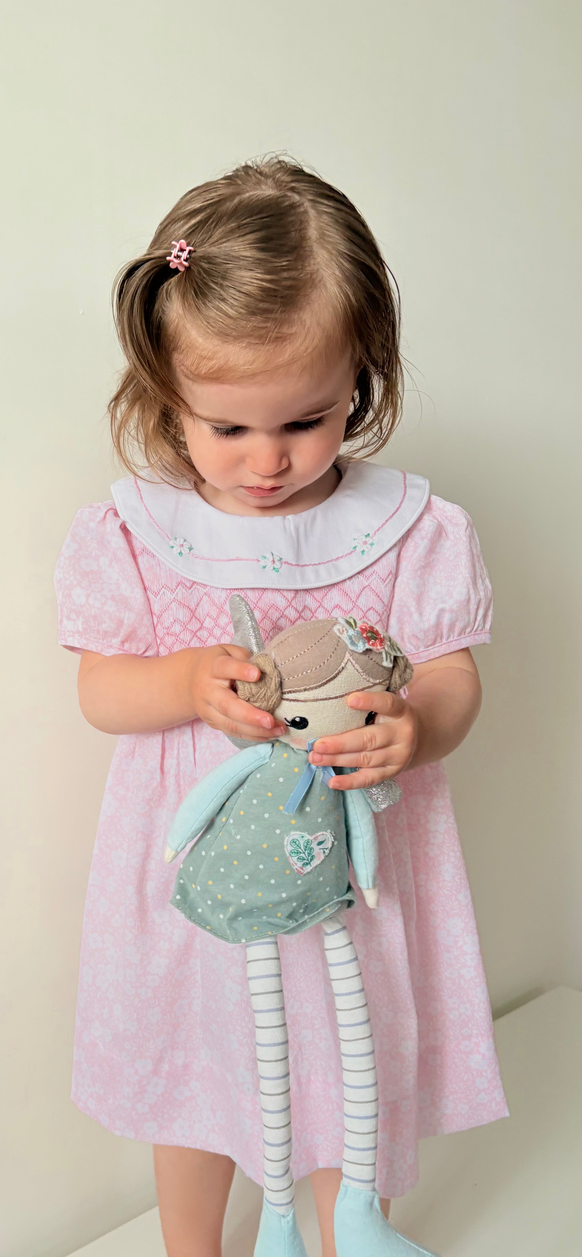 Pink Smocked Dress