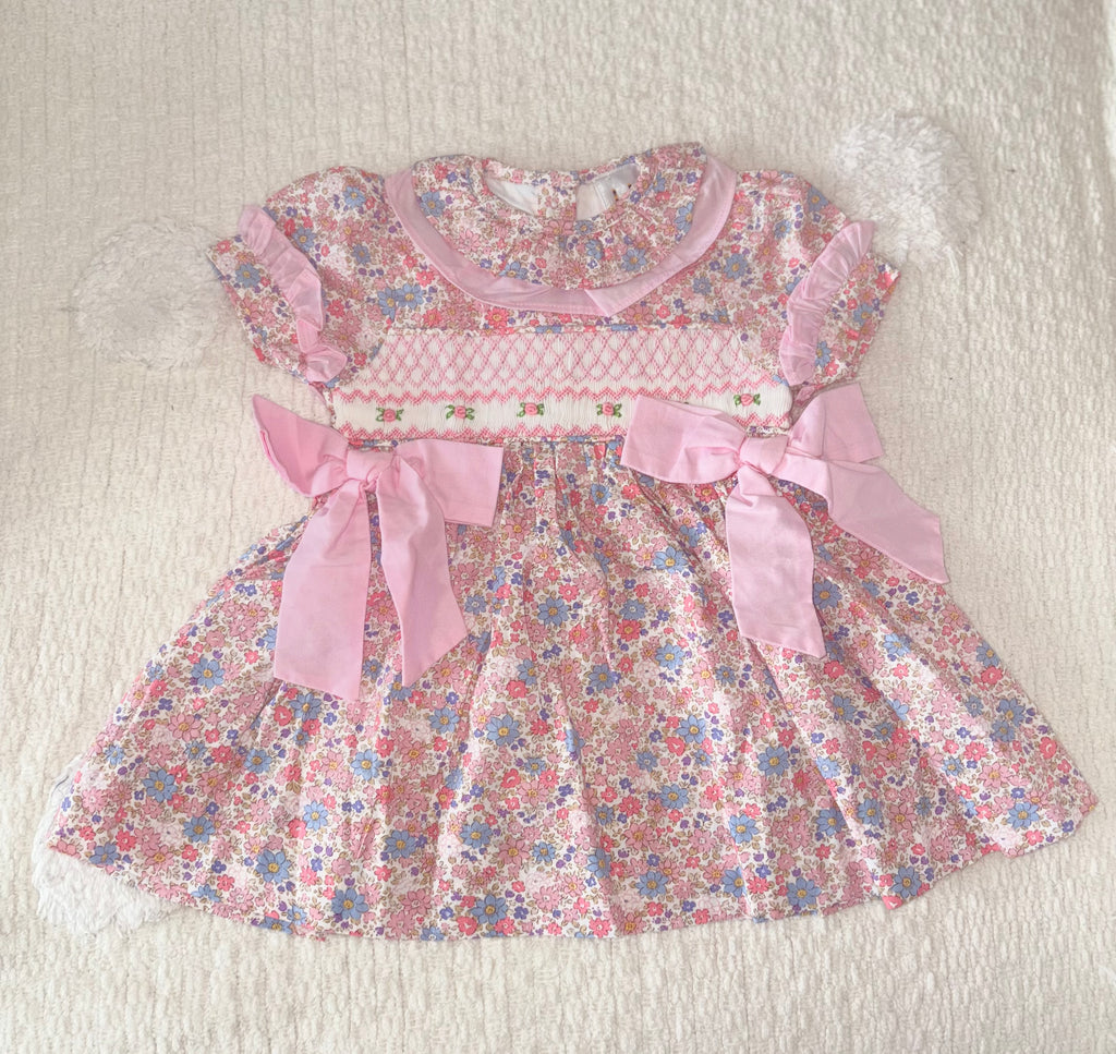 Floral Smocked Dress