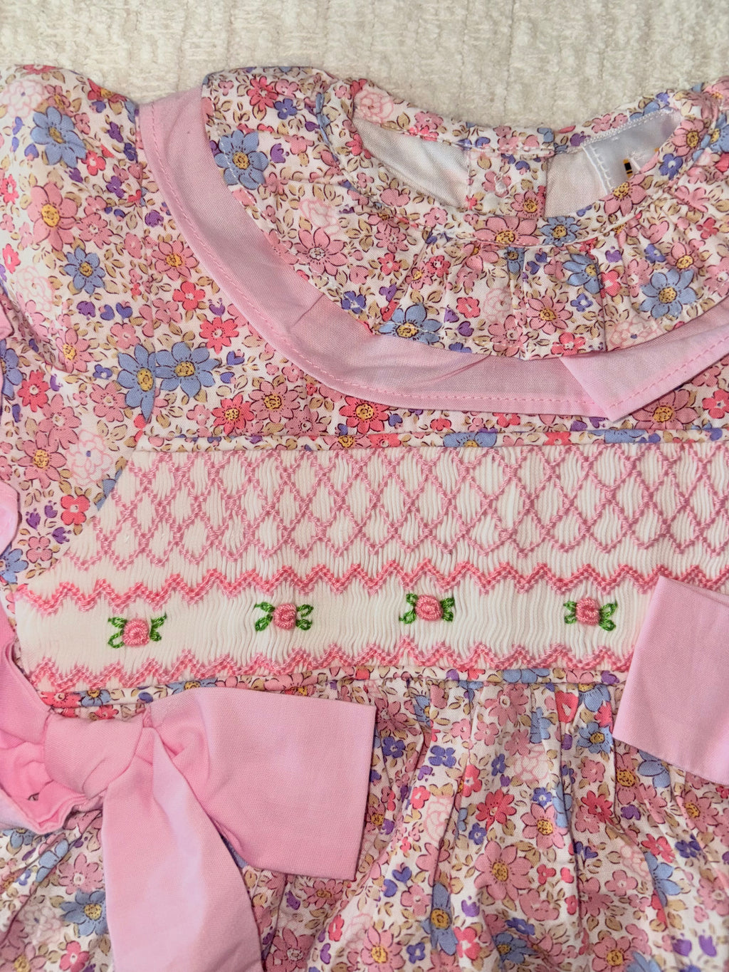 Floral Smocked Dress