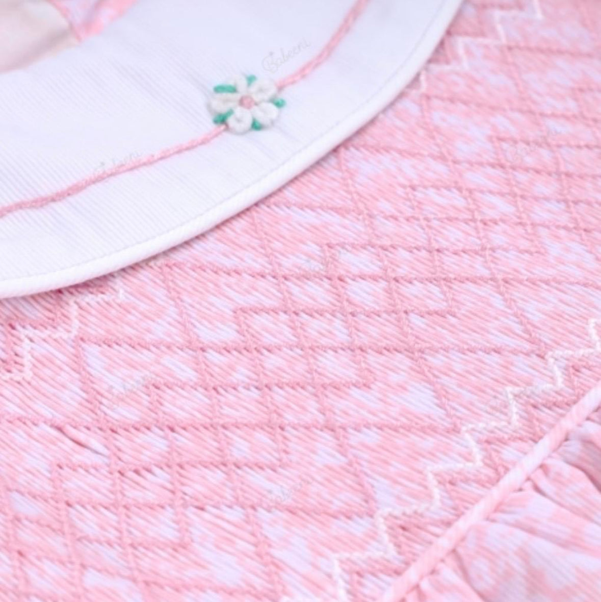 Pink Smocked Dress