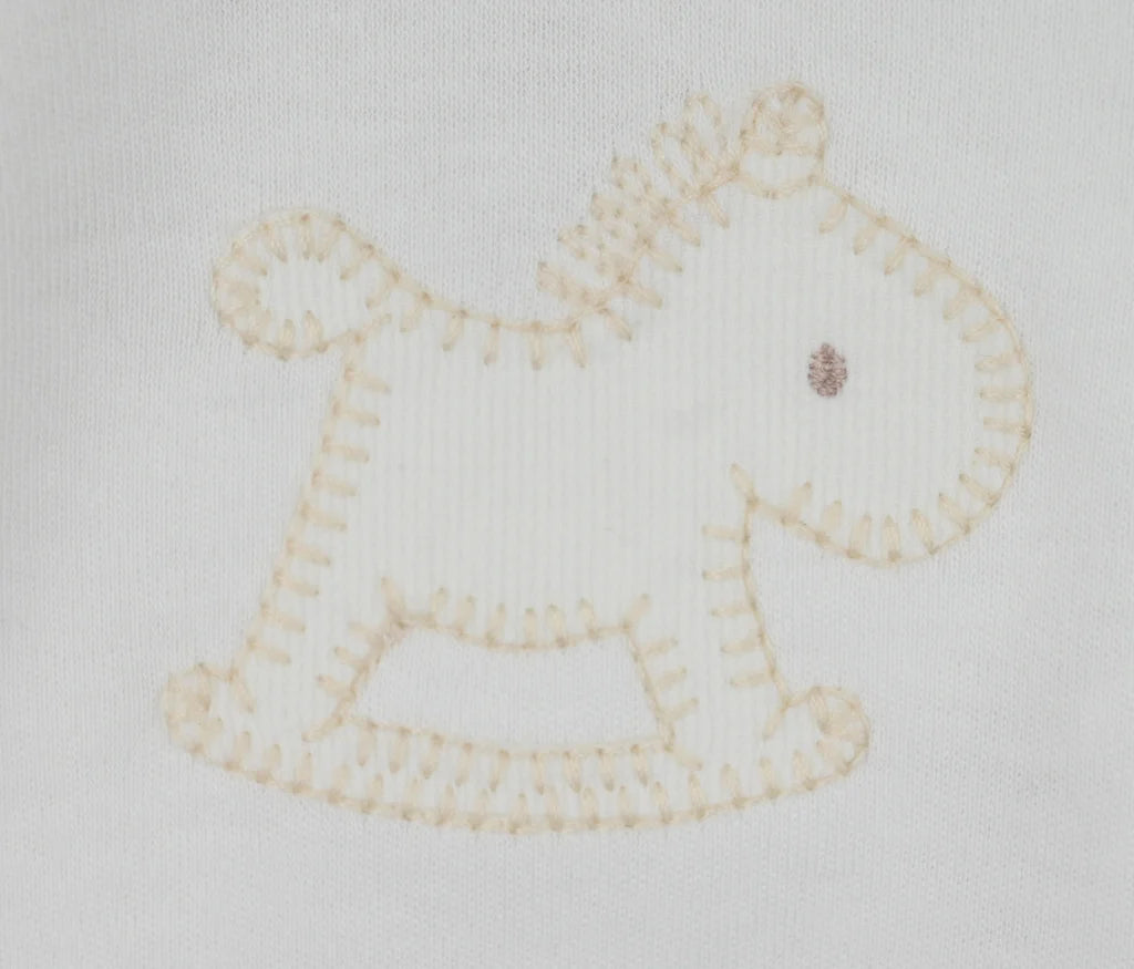 Natural Rocking Horse Romper