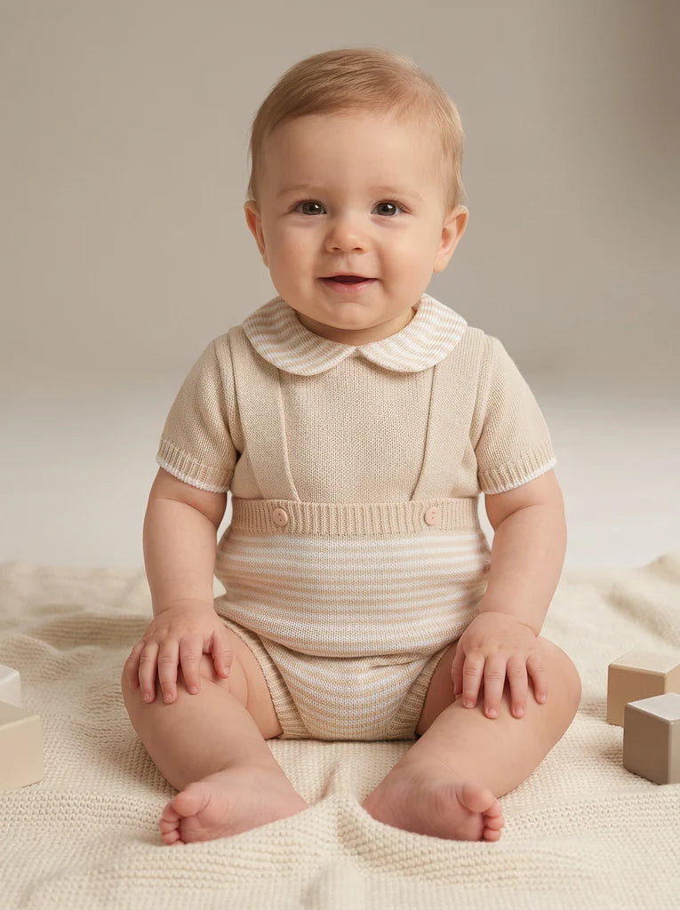 Natural Marshalls Romper Outfit